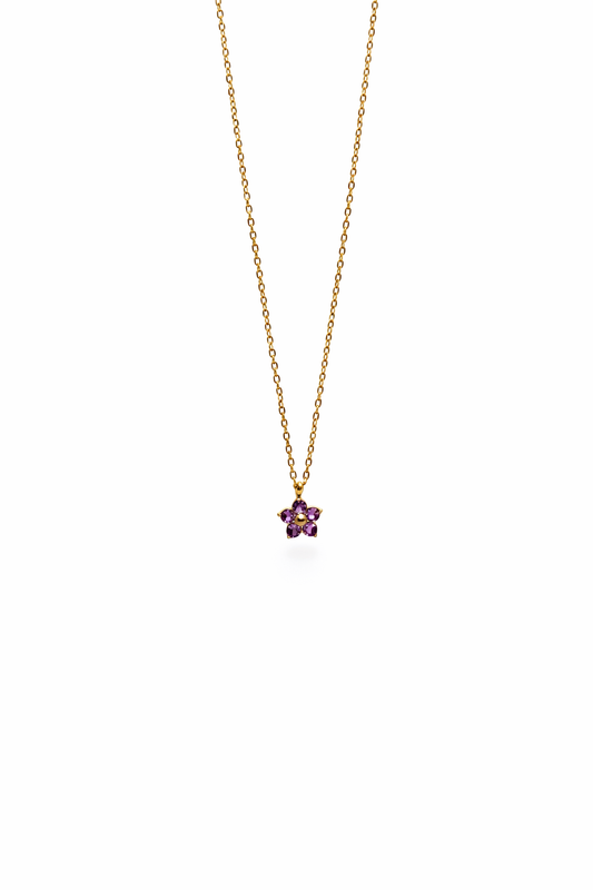 FLEURÉ D’OR Necklace - AMETHYST