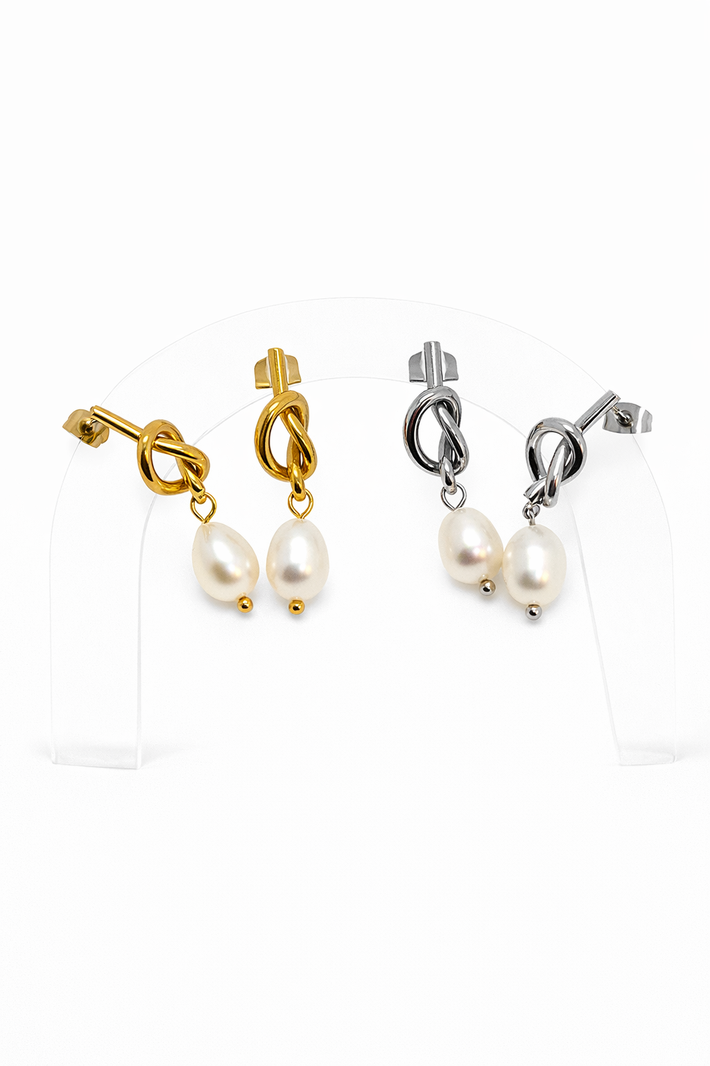 NODO Earrings - Silver
