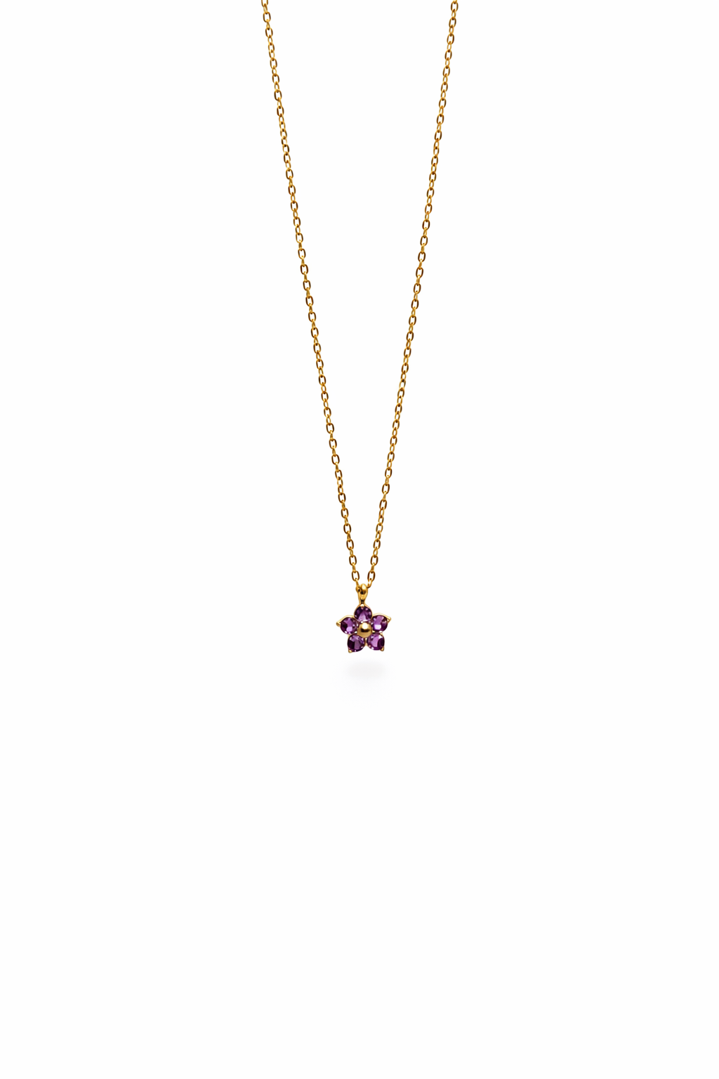 FLEURÉ D’OR Necklace - AMETHYST
