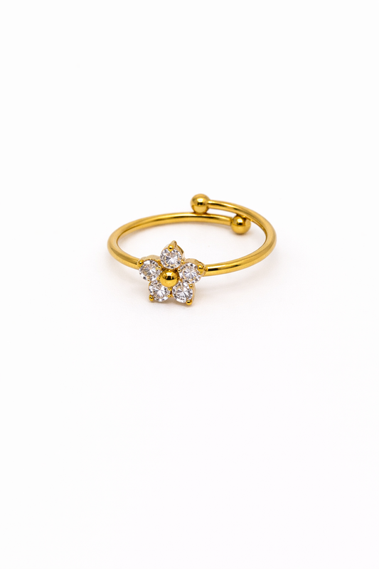 FLEURÉ D’OR Ring - CRYSTAL