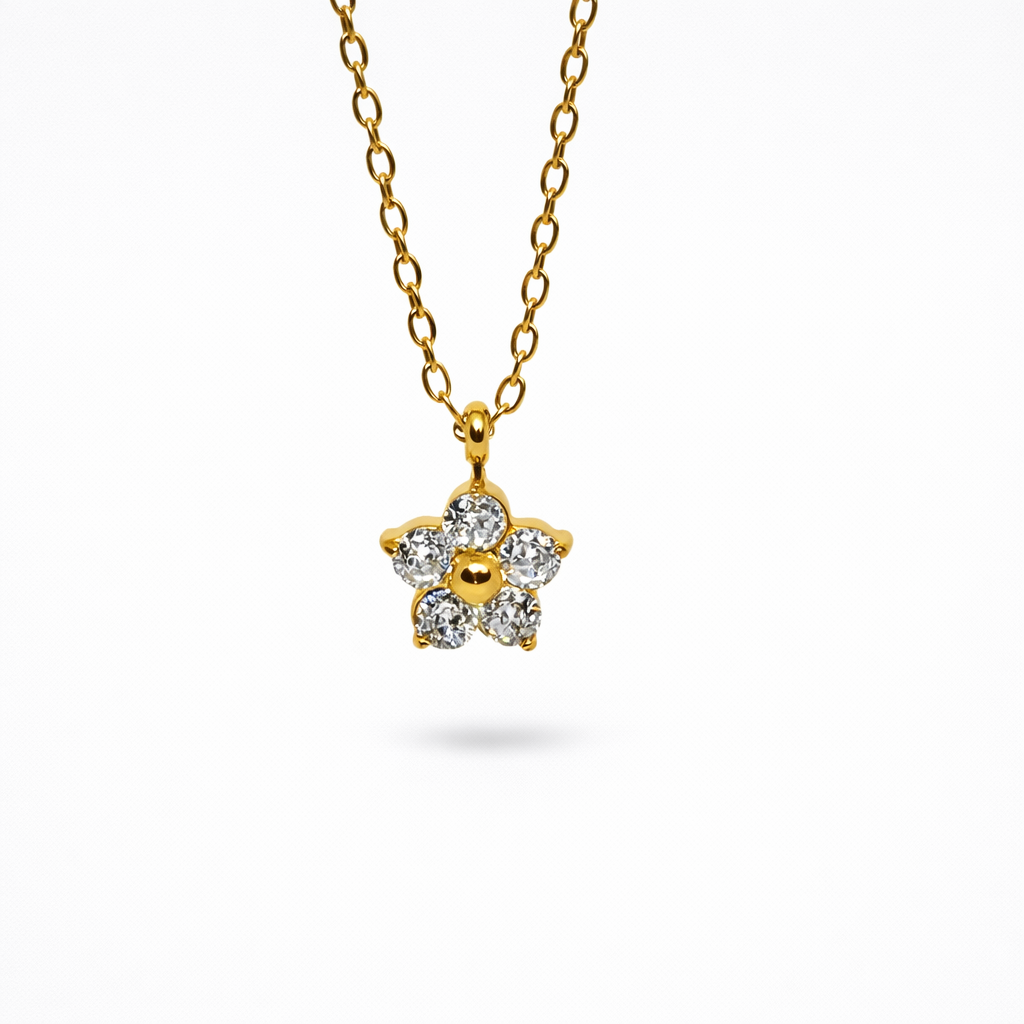 FLEURÉ D’OR Necklace - CRYSTAL
