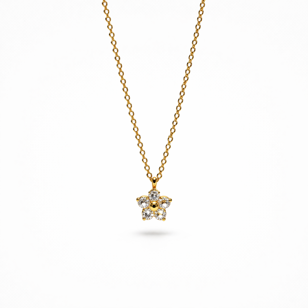 FLEURÉ D’OR Necklace - CRYSTAL
