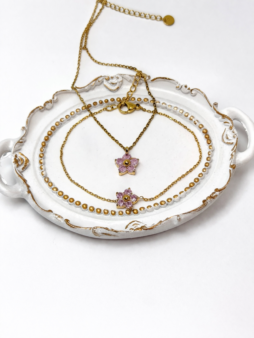 FLEURÉ D’OR Necklace - ROSÉ